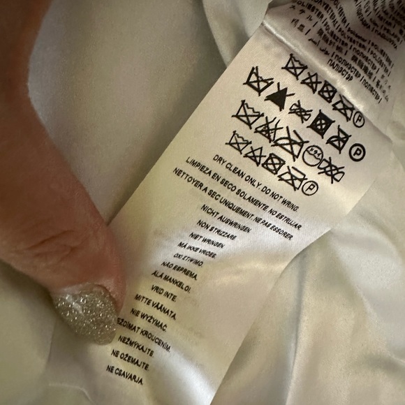 White leather jacket with lace - Picture 5 of 8